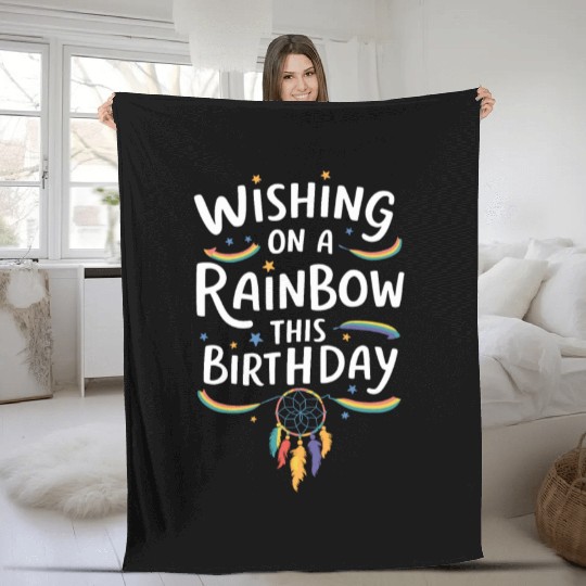 Birthgay Gay Pride Flag Pride Month Equal Rights Fleece Blankets