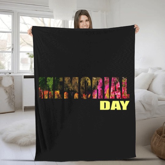 MEMORIAL DAY Fleece Blankets