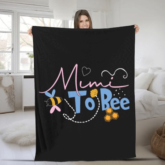 Mimi To Bee Nature-Inspired Design Fleece Blankets