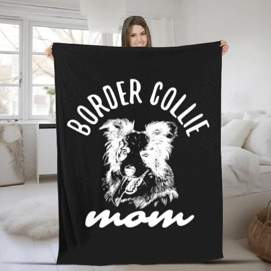 Unique Border Collie Enthusiast Creative Art Fleece Blankets