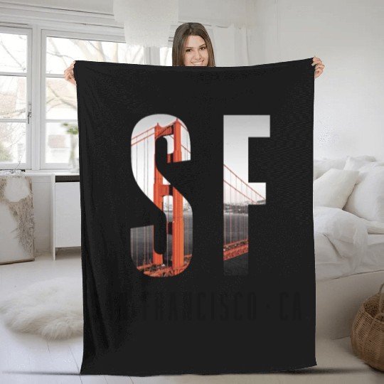 San Francisco CA Fleece Blankets