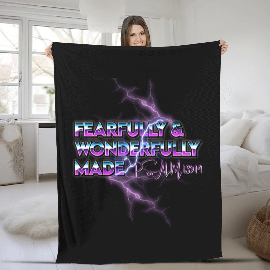 Fearfully & Wonderfully Made Fleece Blankets