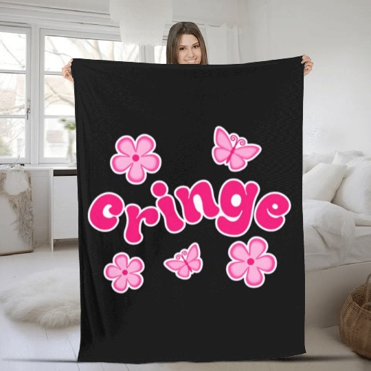 Cringe Fleece Blankets