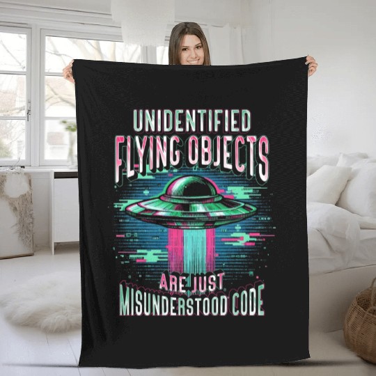 Robotics Engineer Misunderstood Code Fleece Blankets