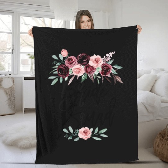 Womens Bridal Shower Gift for Bridesmaid Friend Fleece Blankets