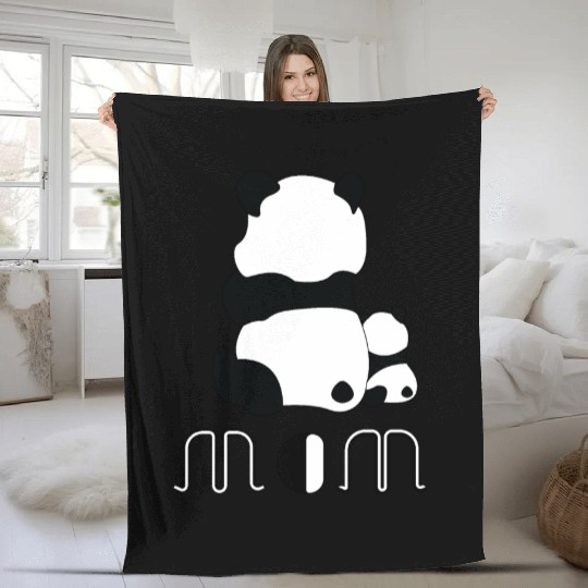 Adorable Panda Cubs Fleece Blankets