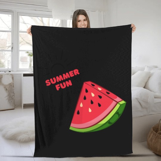 Peachy Paradise Fleece Blankets