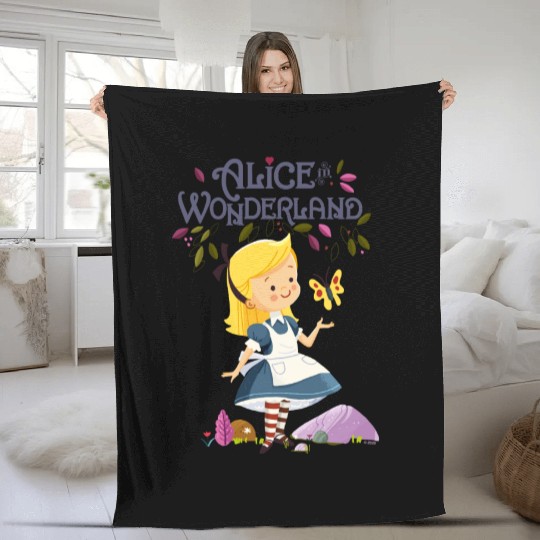 Alice in Wonderland Fleece Blankets