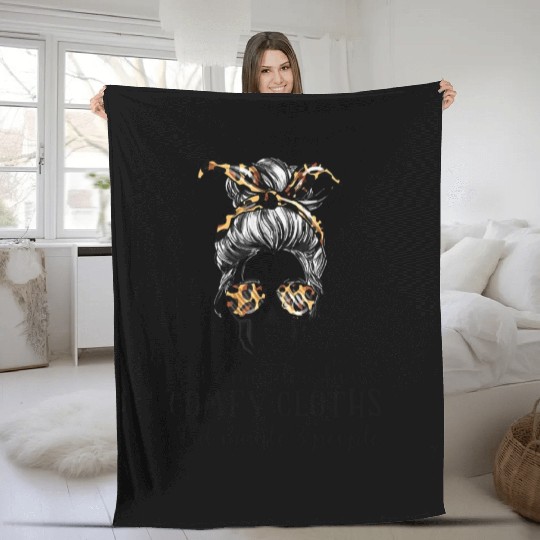 Skull I like murder shows comfy clothes and maybe Fleece Blankets