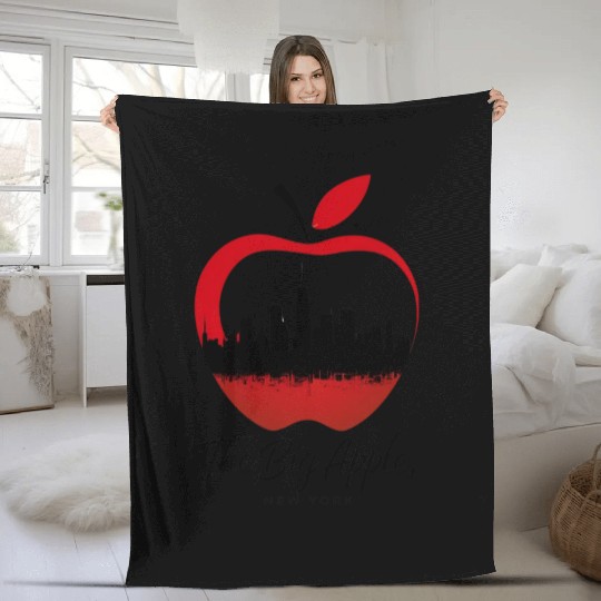 Creative Apple Innovations in New York City Fleece Blankets