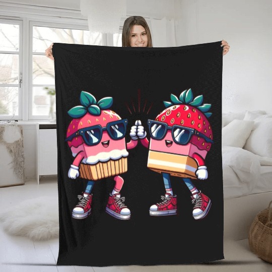 Berry Best Friends Fleece Blankets