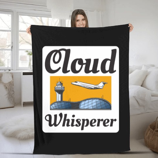 Air Traffic Controller ATC Aviation Humor Flight Fleece Blankets