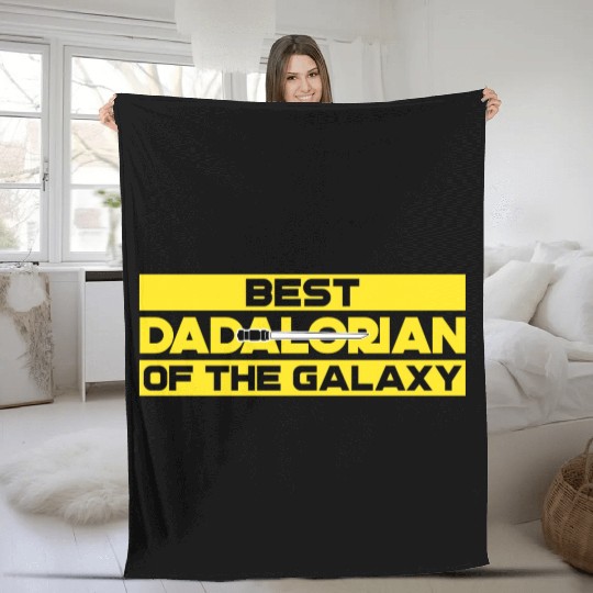 best dadalorian of the galaxy Fleece Blankets