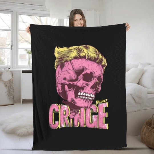 Cringe Fleece Blankets