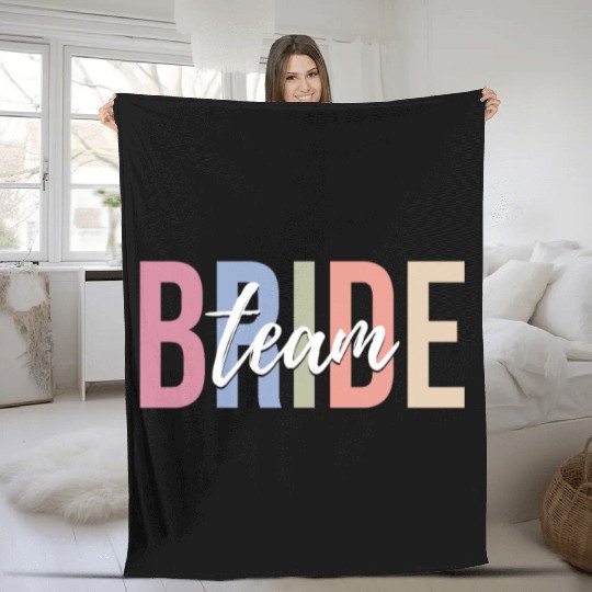 Bridal Party Bachelorette Party Fleece Blankets