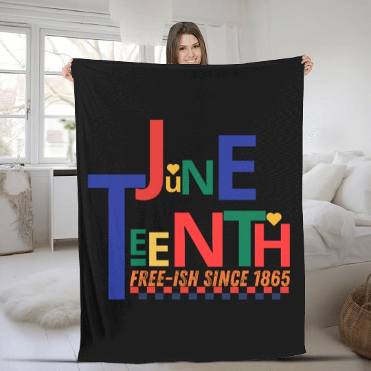 Juneteenth June 19, 1865 - Historical Commemoratio Fleece Blankets