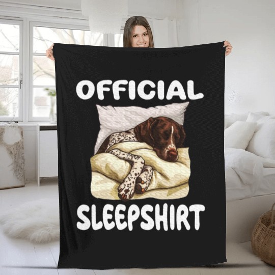 German Shorthaired Pointer Dog Official Sleep Fleece Blankets