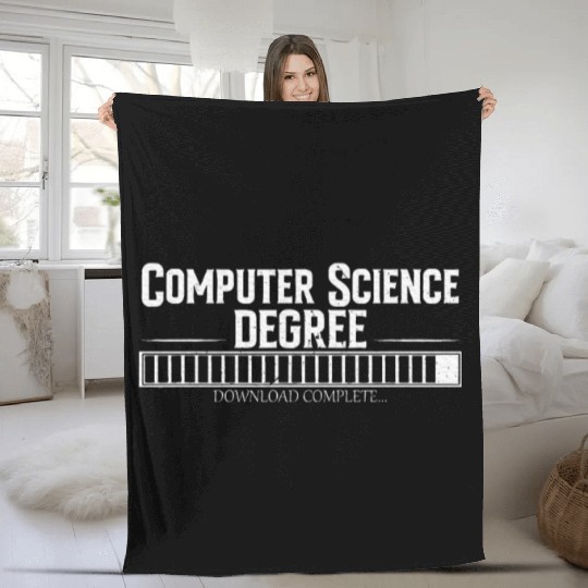 Computer Science Degree Fleece Blankets