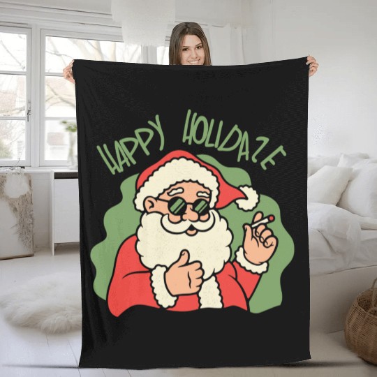 HAPPY HOLIDAZE Classic Fleece Blankets