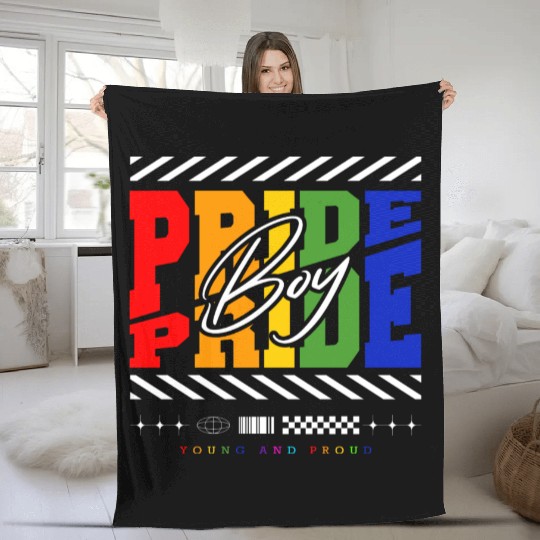 Love Is Love Pride Colors Of Rainbow Equality fun Fleece Blankets
