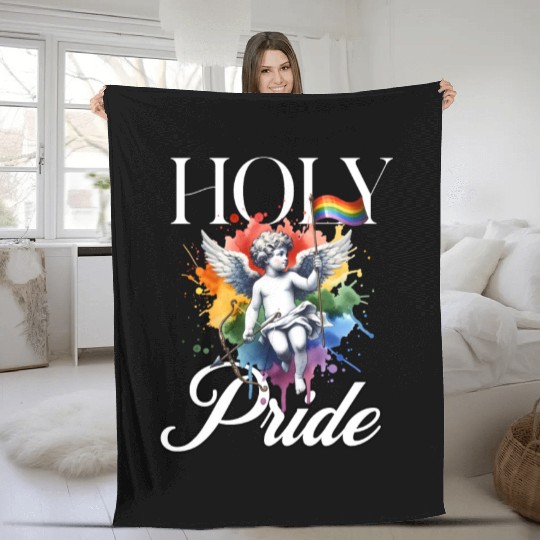 Love Is Love Pride Colors Of Rainbow Equality fun Fleece Blankets