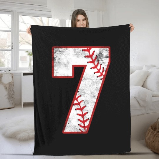 "Vintage 7: Classic Baseball Fleece Blankets"