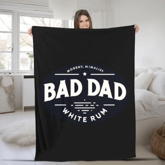 BD WHITE RUM Fleece Blankets
