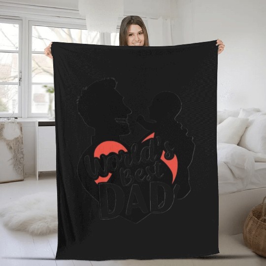 A creative father's day Fleece Blankets design