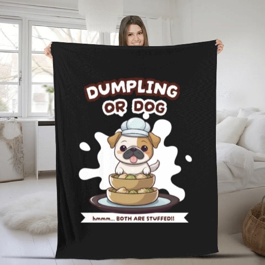 Dumpling or Dog Fleece Blankets