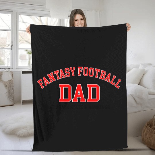 FANTASY FOOTBALL DAD Fleece Blankets