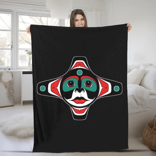 American Indigenous Clothing Premium Fleece Blankets