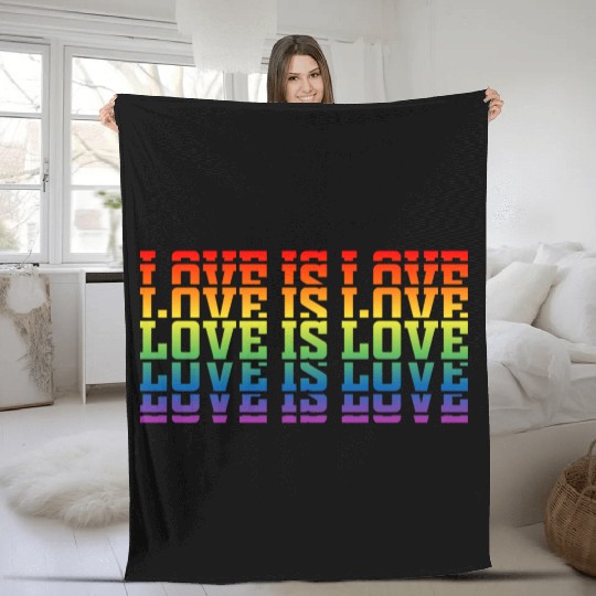 Love is love Fleece Blankets