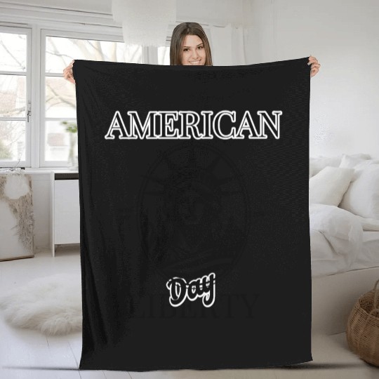 American Independence Day: Statue of Liberty Fleece Blankets