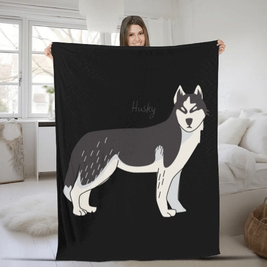 Husky Fleece Blankets