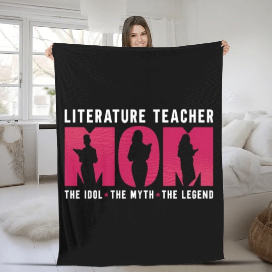 Literature Teacher Mom The Idol The Instructor Fleece Blankets