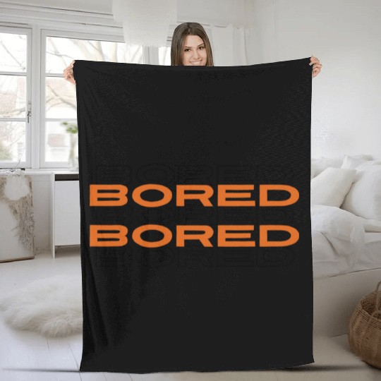 Bored Fleece Blankets
