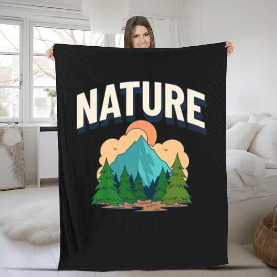 Nature Nerd Fleece Blankets