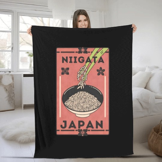 Niigata Gold: The Taste of Premium Rice Fleece Blankets