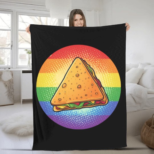 LGBTQ Nacho Fleece Blankets