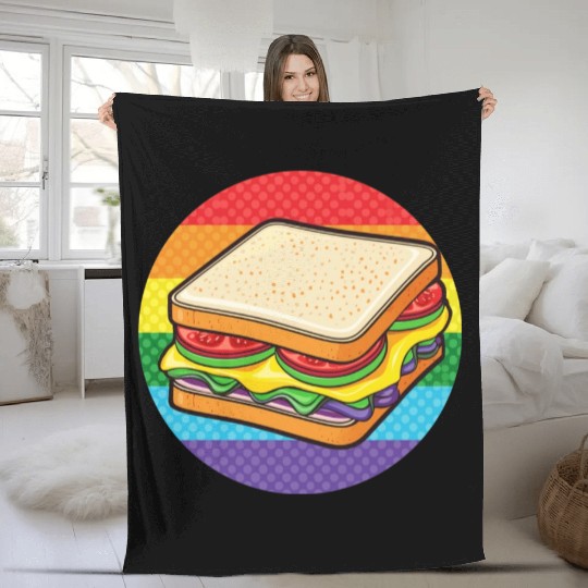 LGBTQ Sandwich Fleece Blankets