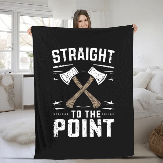 Axe Throwing Enthusiasts Championship Precision Fleece Blankets