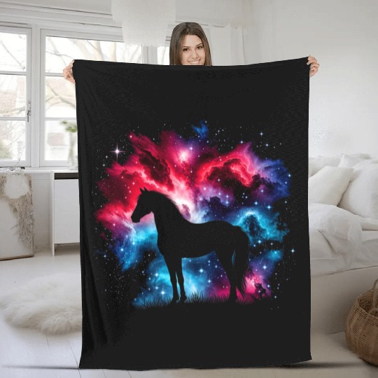Cool Galaxy Graphic Space Art Fleece Blankets