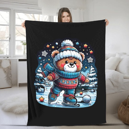 Dad Making Fathers Day Fleece Blankets