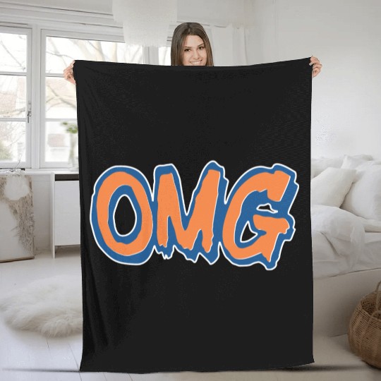 OMG - Oh My God Fleece Blankets