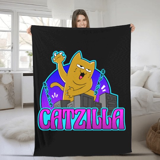 catzilla Fleece Blankets