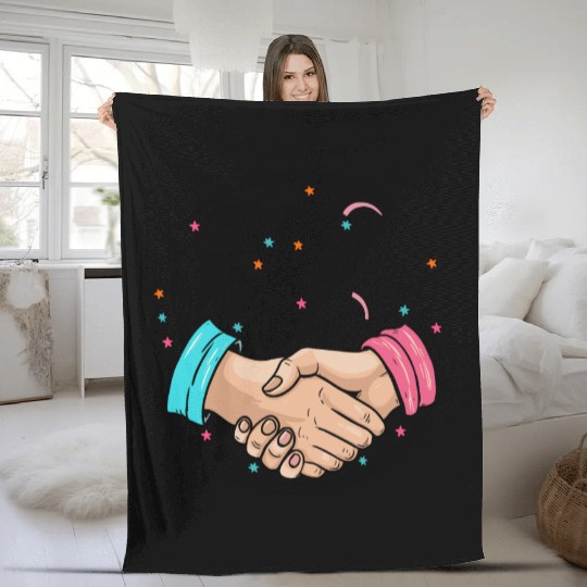 Ideal Friendship Day Gifts: Spread Joy & Happiness Fleece Blankets