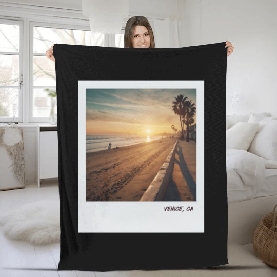 Mono Enterprises "Travels" Venice Beach #3 Fleece Blankets