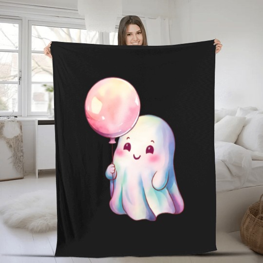 Balloon and Boo Fleece Blankets