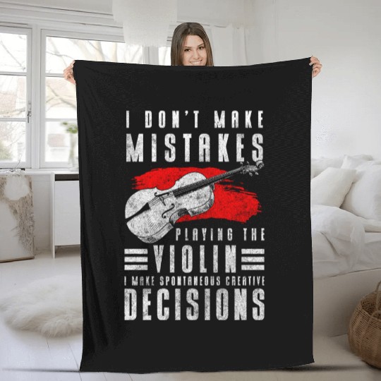 Musician Instrument Donation Stage Fleece Blankets