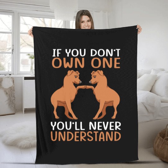 Rhodesian Ridgeback Dog If You Dont Own One Fleece Blankets